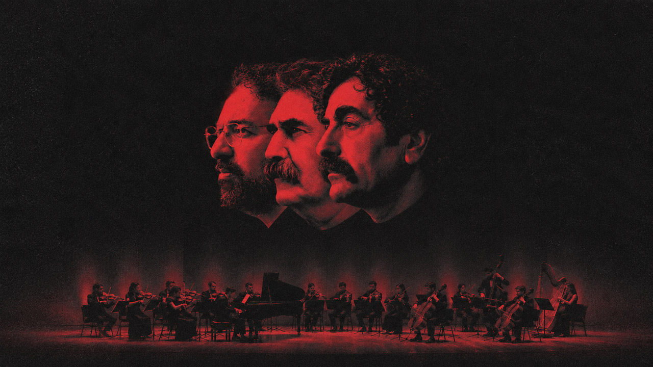 DIYAR World Tour - Shahram Nazeri & The Pournazeris Shahram Nazeri, Kaykhosro Pournazeri, and Tahmoures Pournazeri for DIYAR World Tour
